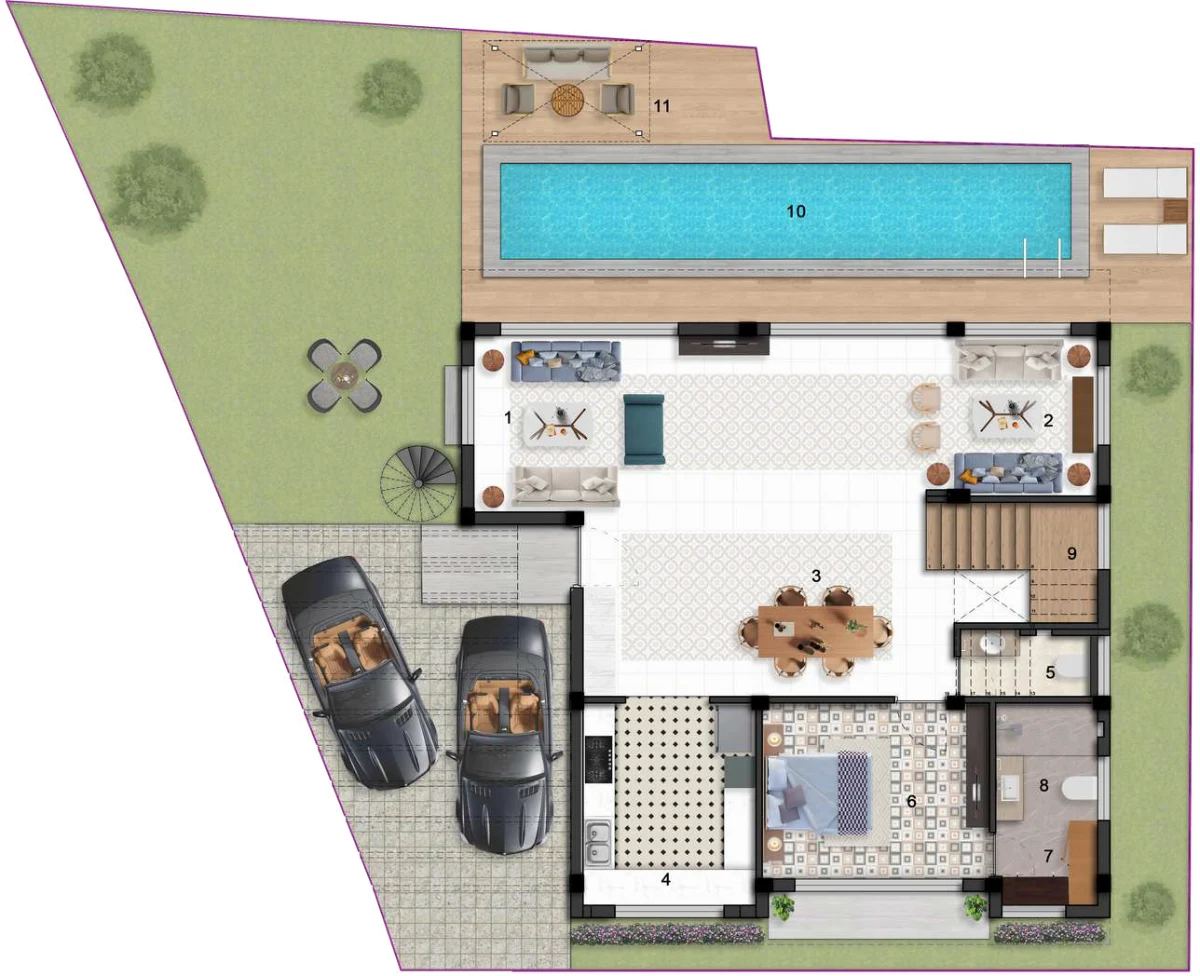 Sobha Hartland 2  ground floor plan